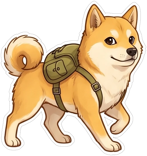 SHIJIN walking with a small backpack, on the long way home